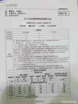 优胜教育:教师罢课,绩效新政引发强烈不满